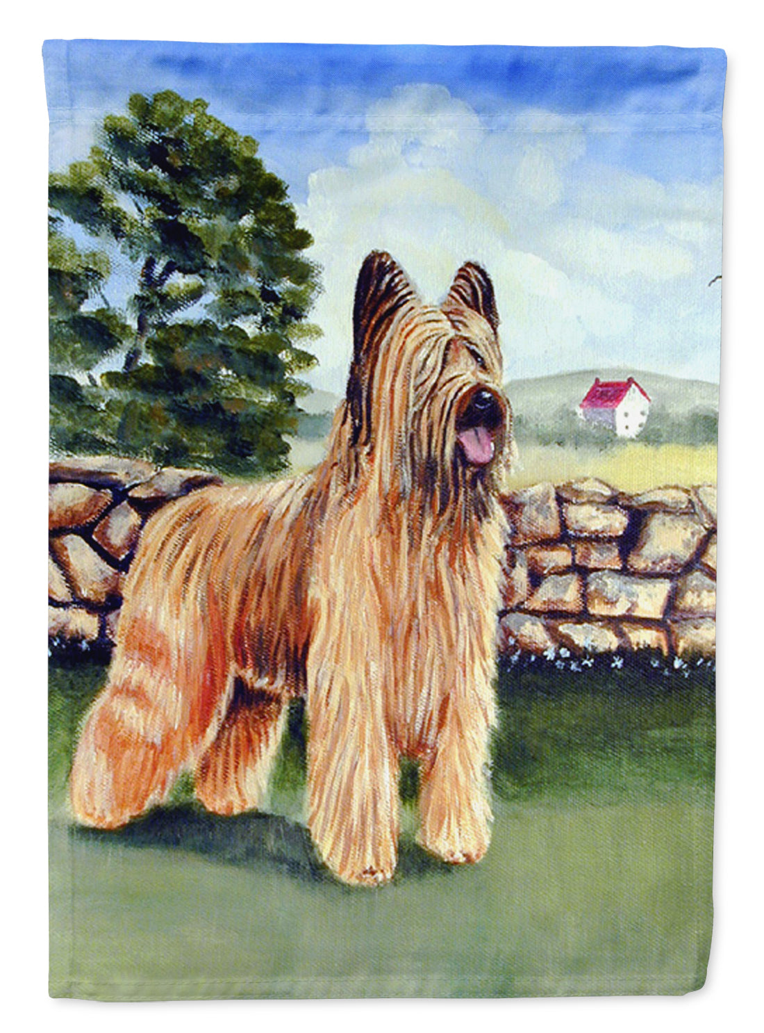 Briard Garden Flag Mailbox Decorative Yard Banner Outside Patio Artwork for Flower Beds, Garden Size, Multicolor