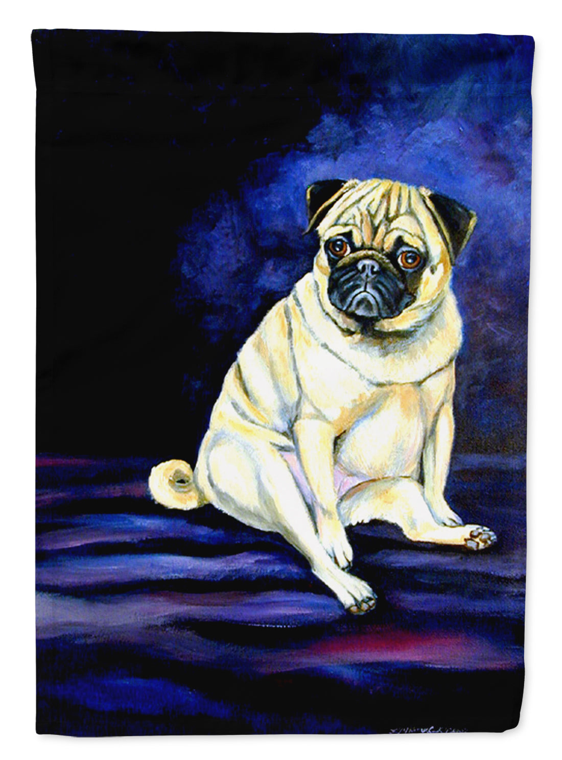 Fawn Pug Penny for your thoughts Garden Flag Mailbox Decorative Yard Banner Outside Patio Artwork for Flower Beds, Garden Size, Multicolor