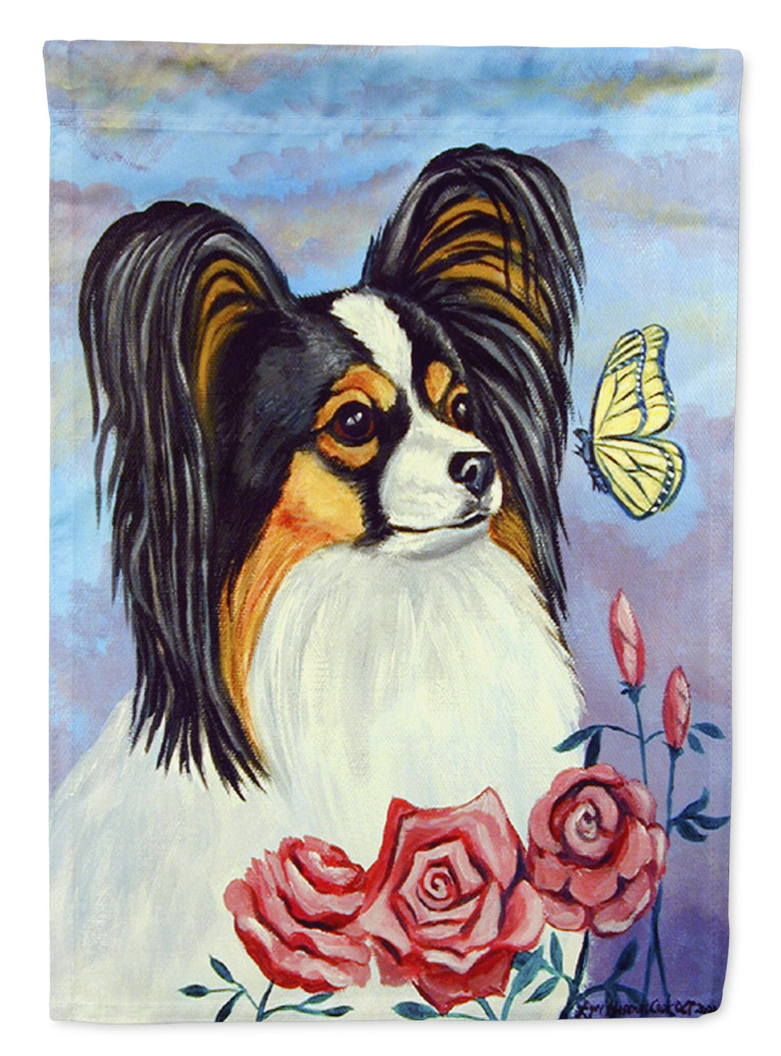 Papillon Yellow Butterfly Garden Flag Mailbox Decorative Yard Banner Outside Patio Artwork for Flower Beds, Garden Size, Multicolor